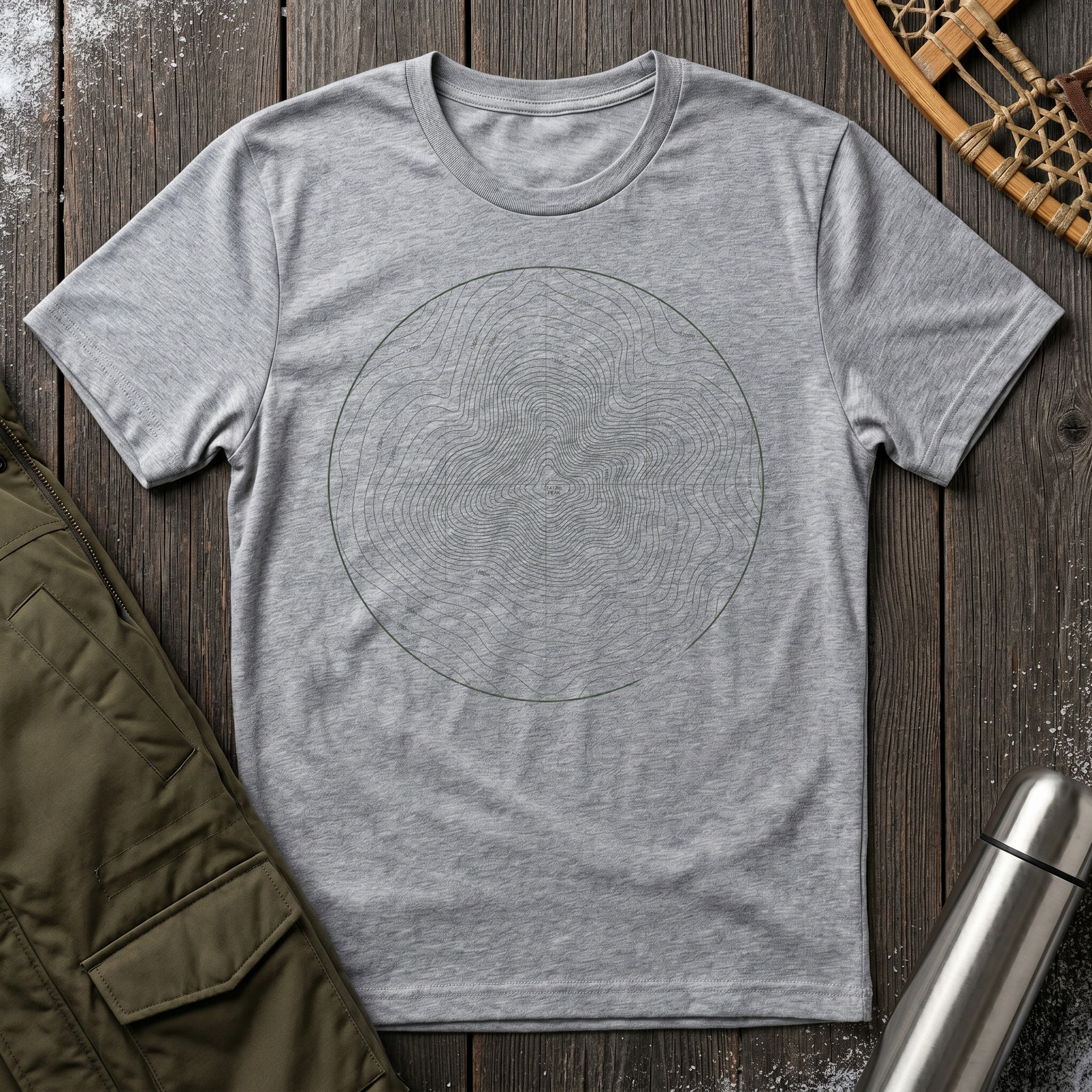 Mountain Topography T‑Shirt