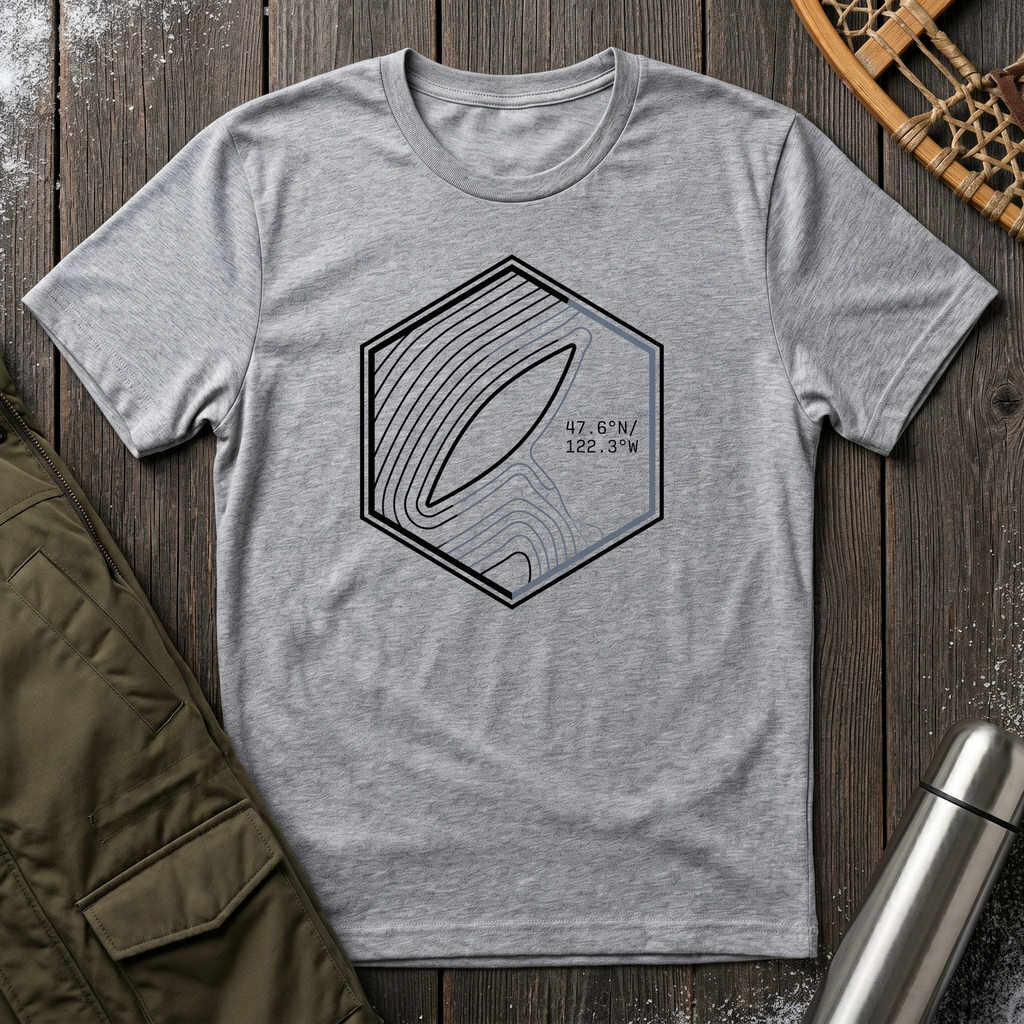Lake Topography T‑Shirt