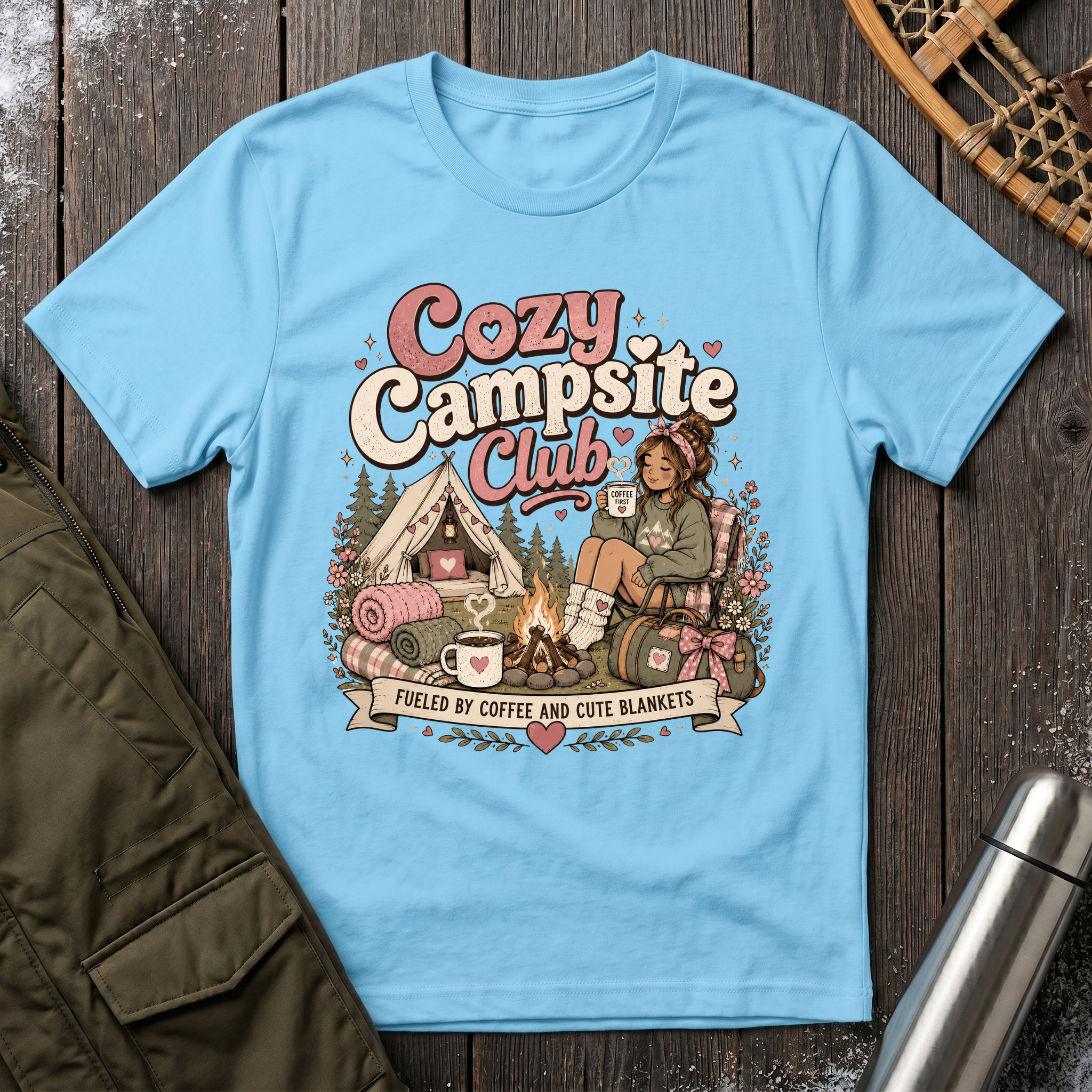 Cozy Campsite Club T-Shirt