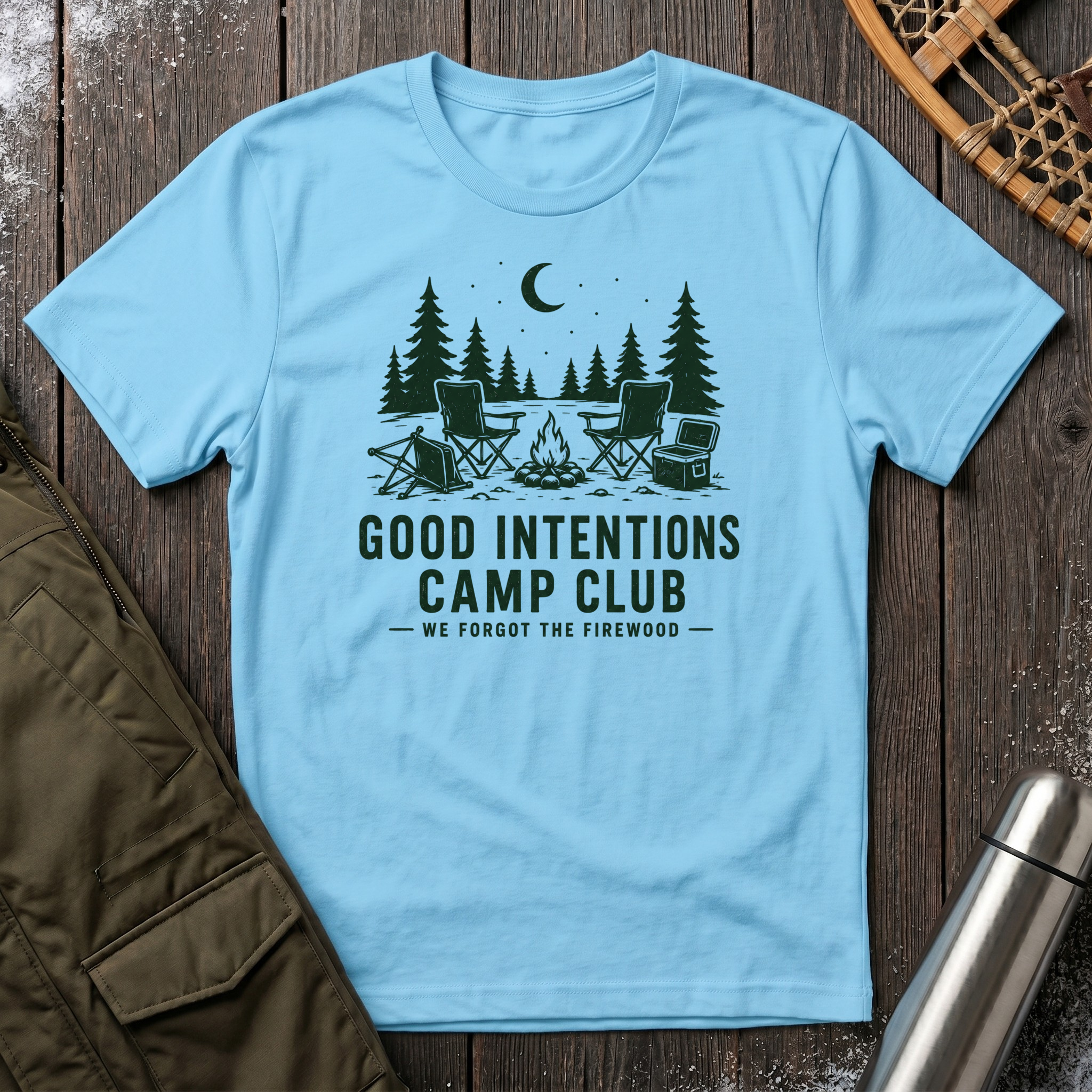 Good Intentions Camping Ski T‑Shirt