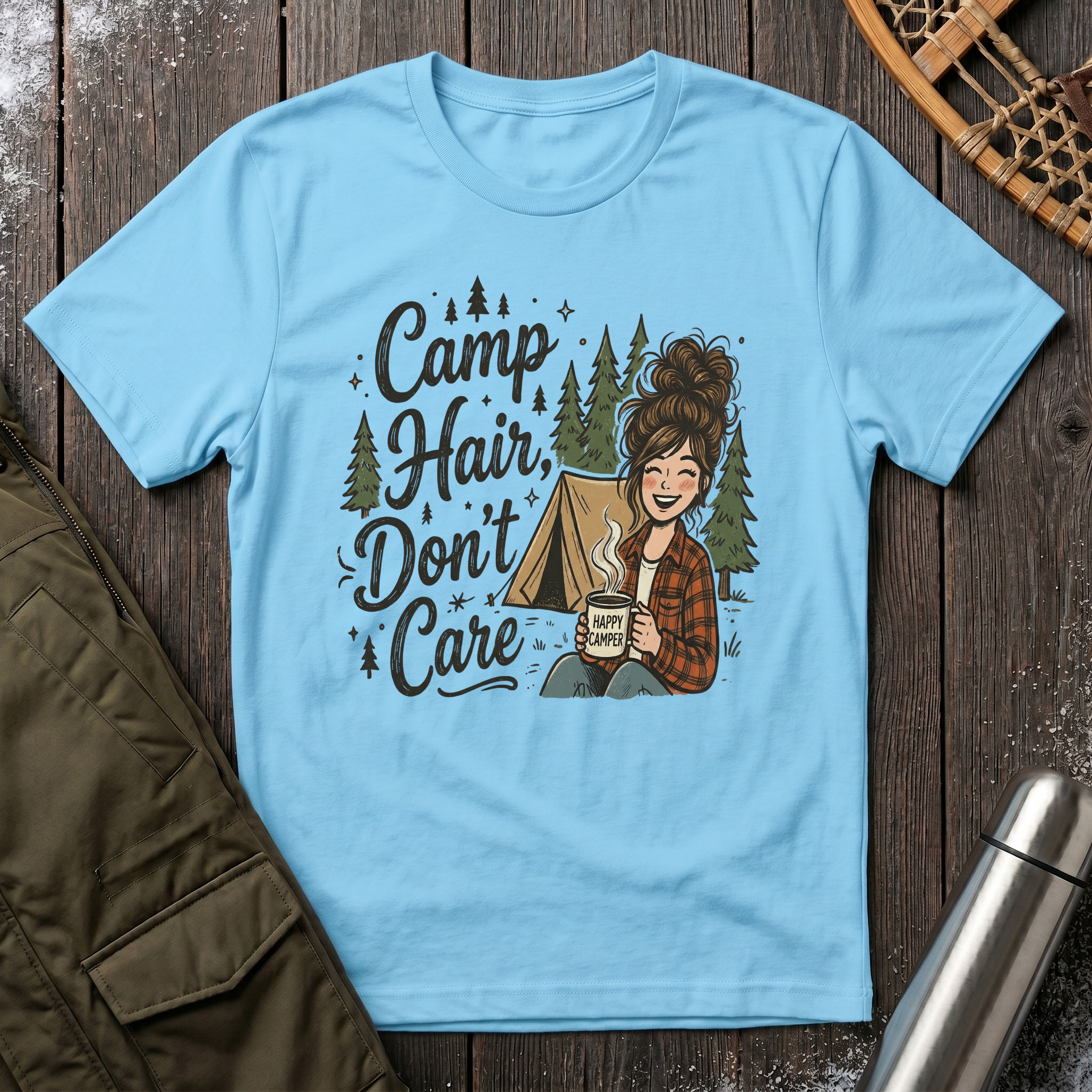 Camp Hair, Don't Care T-Shirt