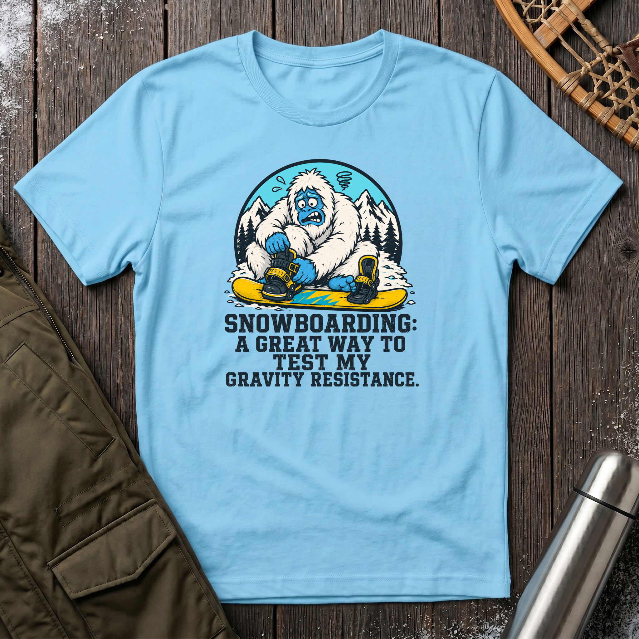 Snowboarding and Social Hour T‑Shirt