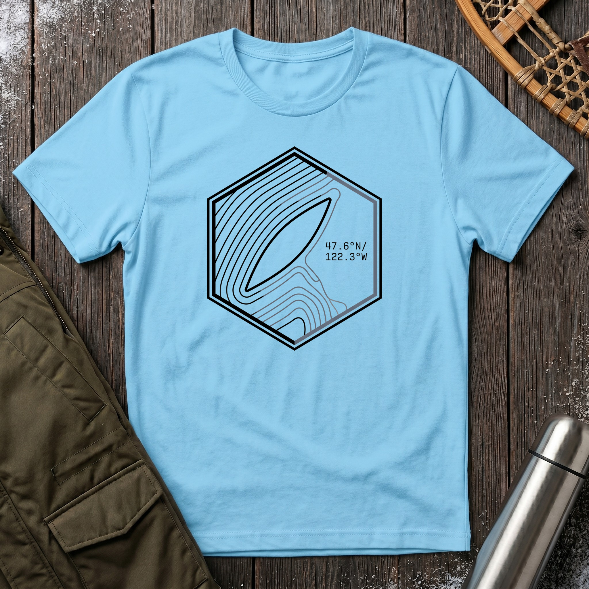 Lake Topography T‑Shirt