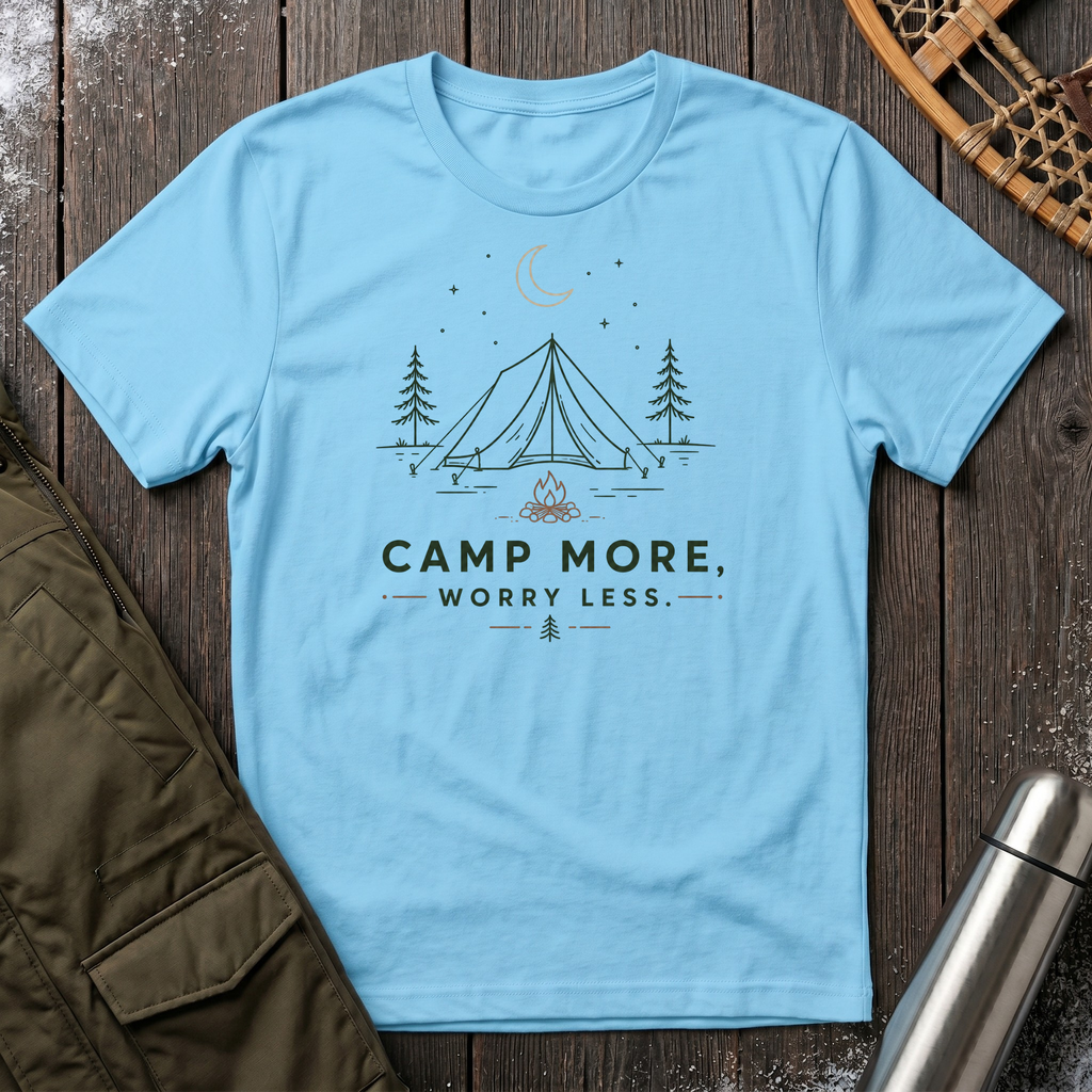 Camp More Worry Less T-Shirt