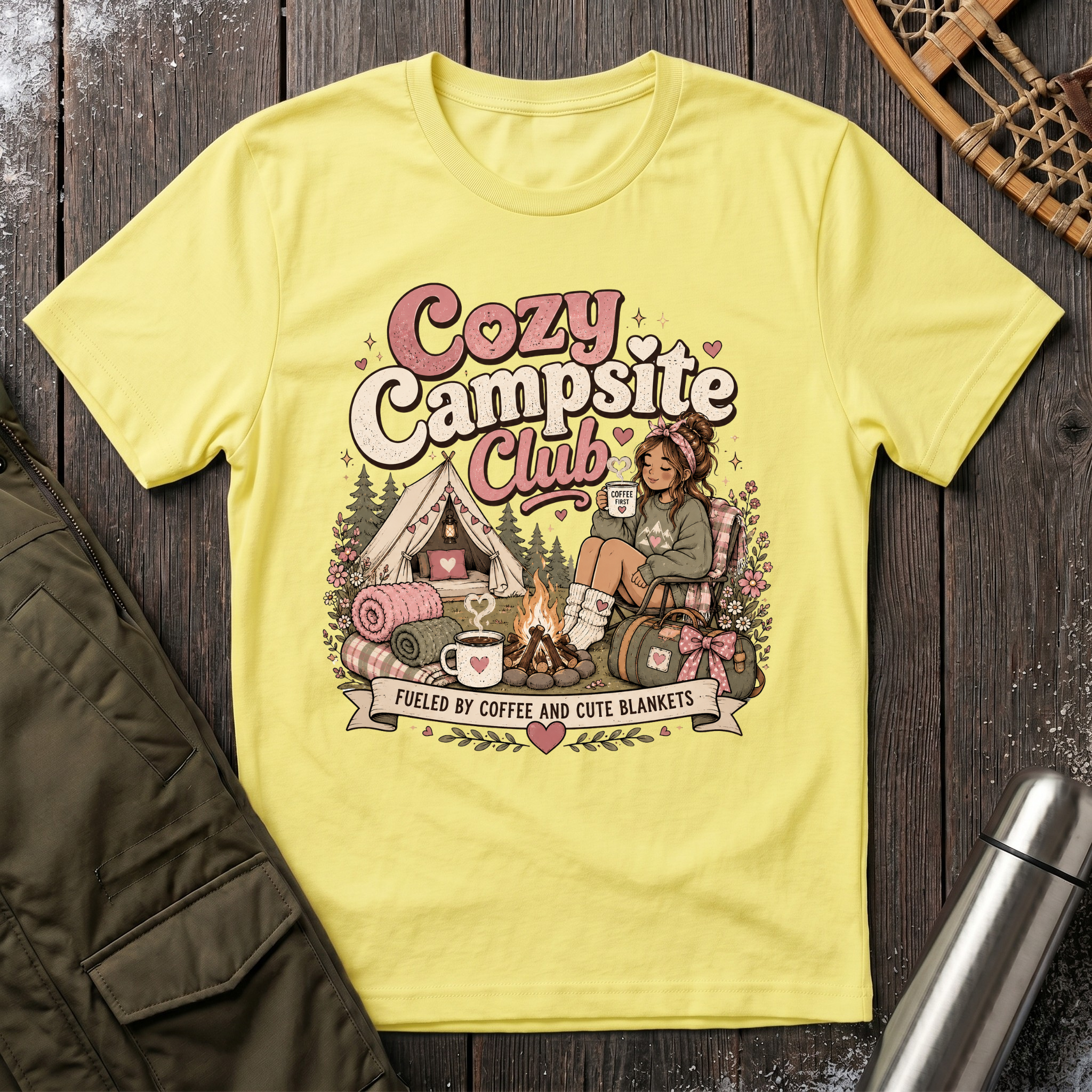 Cozy Campsite Club T-Shirt