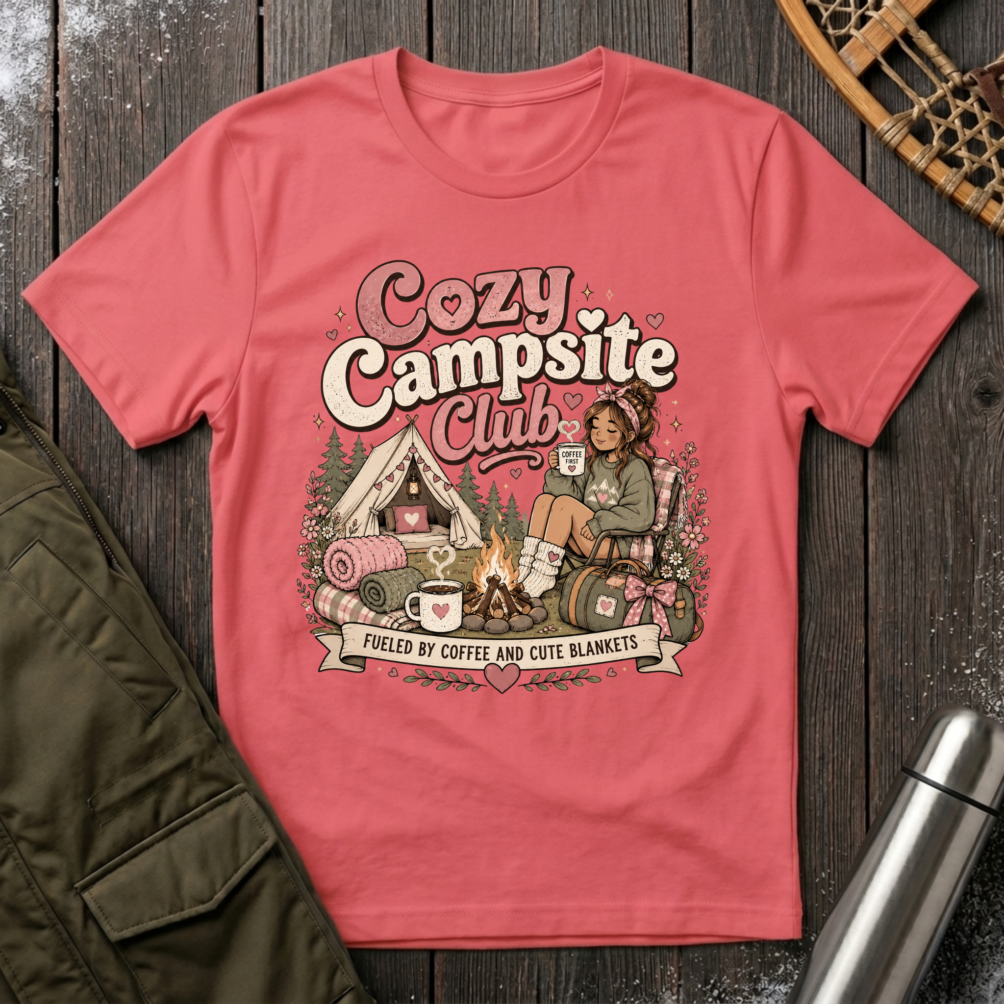 Cozy Campsite Club T-Shirt