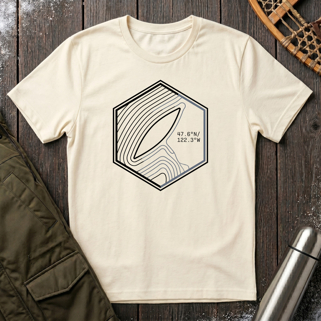 Lake Topography T‑Shirt