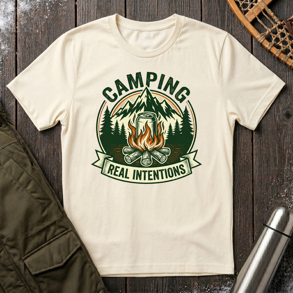 Camping: Real Intentions T‑Shirt