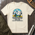 Snowboarding and Social Hour T‑Shirt