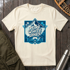 Pure White Lines T‑Shirt