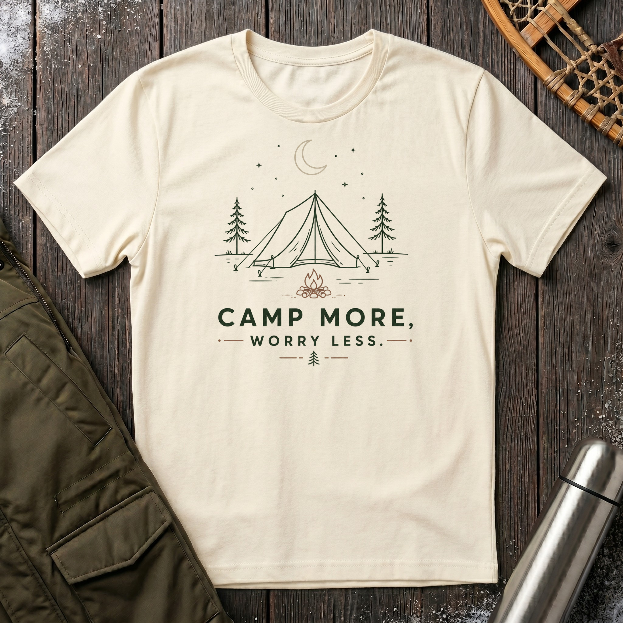 Camp More Worry Less T-Shirt