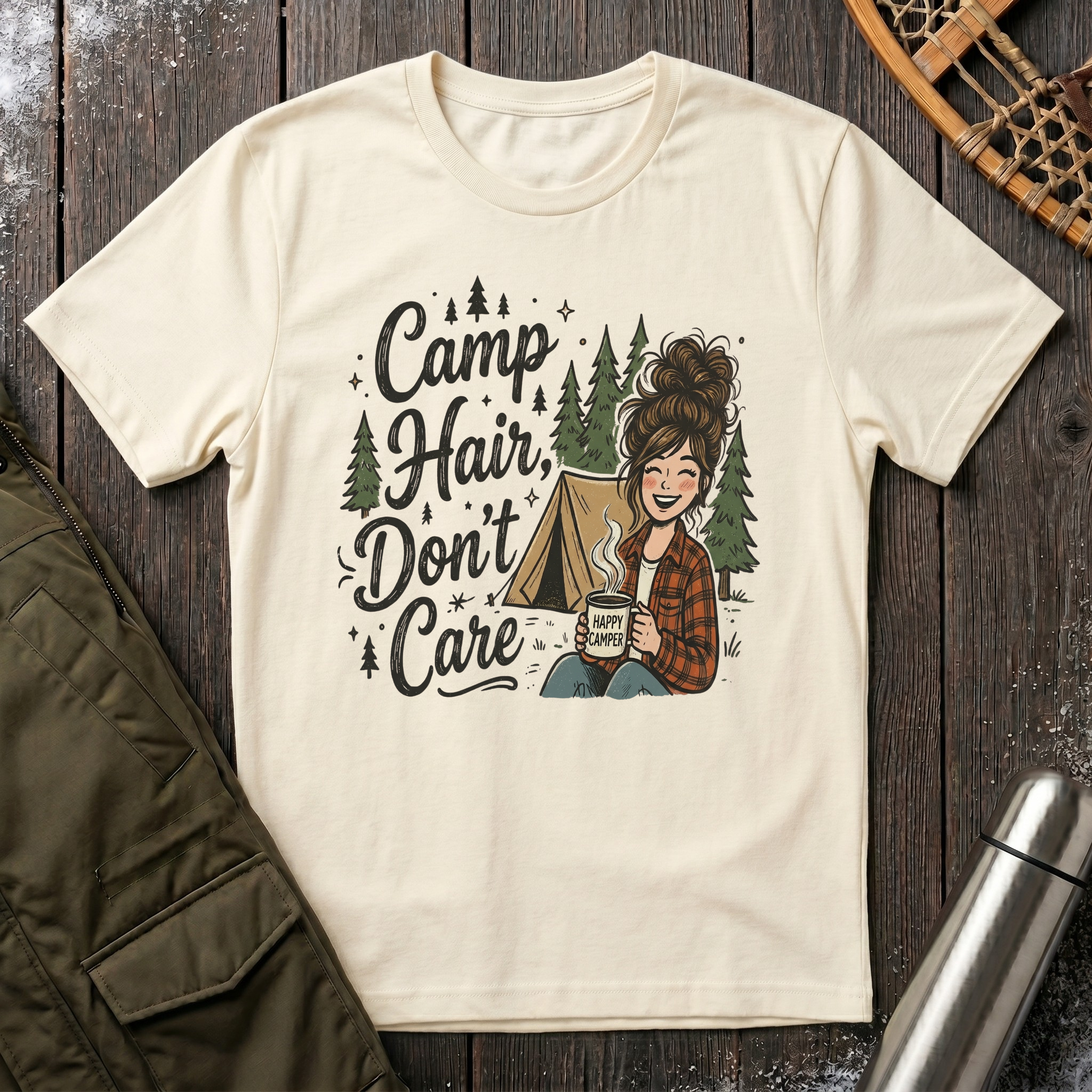 Camp Hair, Don't Care T-Shirt