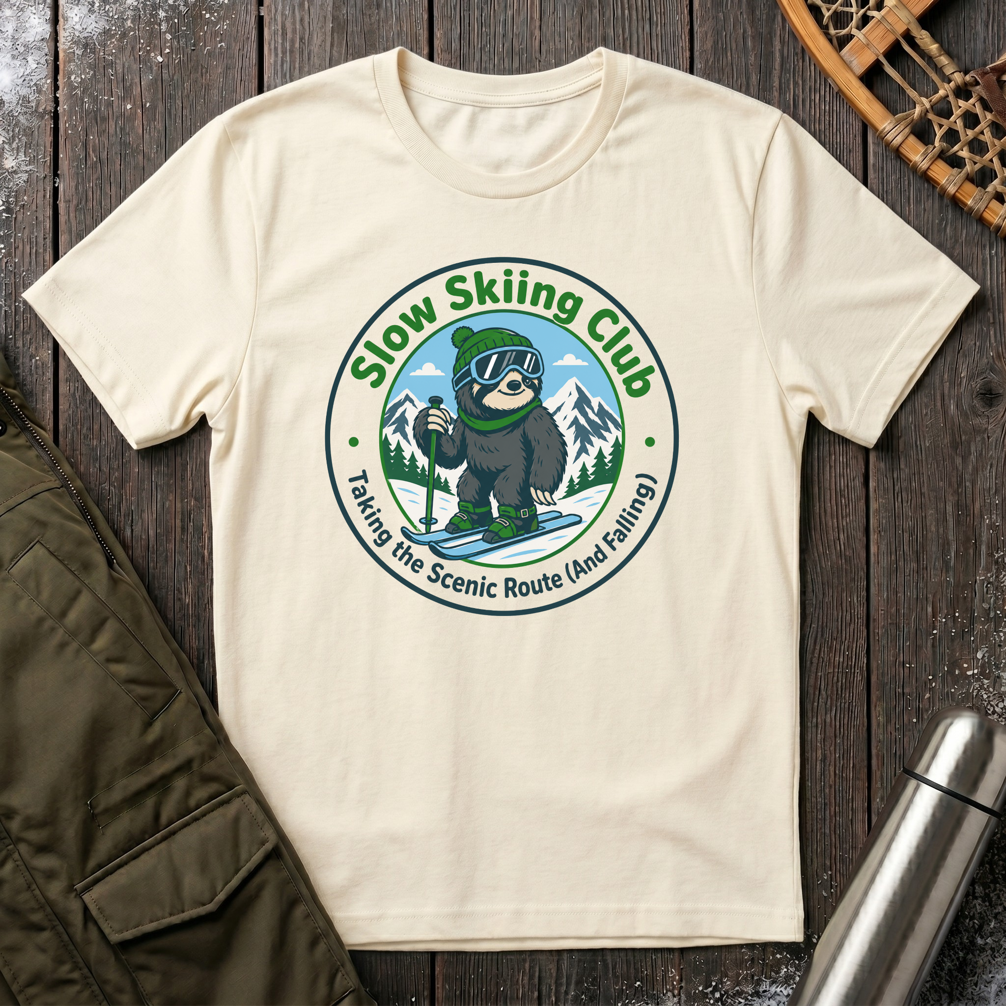 Slow Skiing Club T‑Shirt