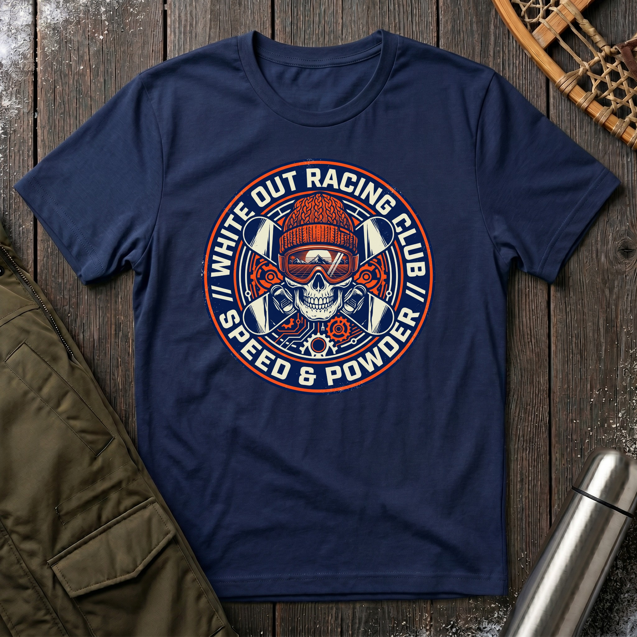 White Out Racing Club T‑Shirt
