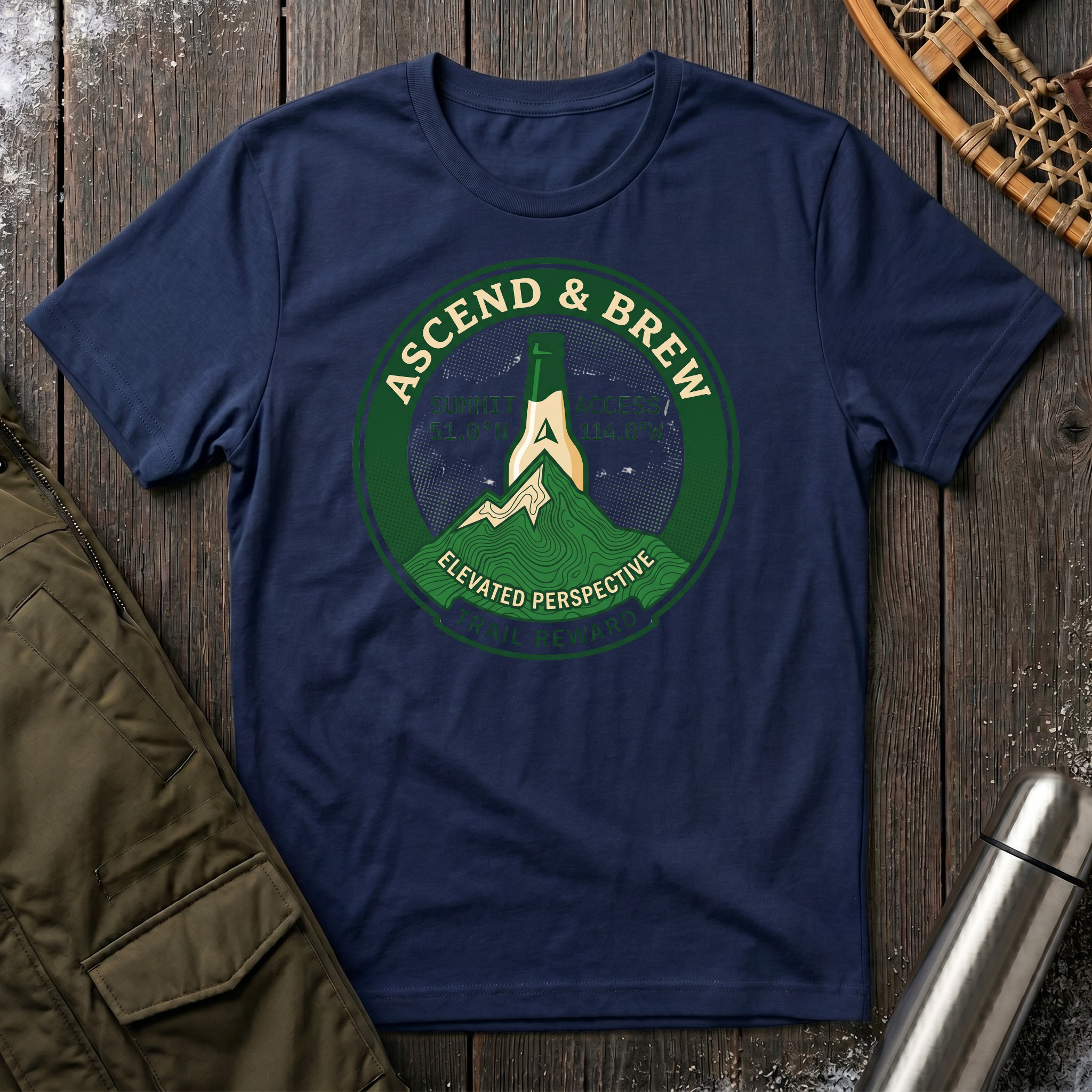 Ascend And Brew T‑Shirt