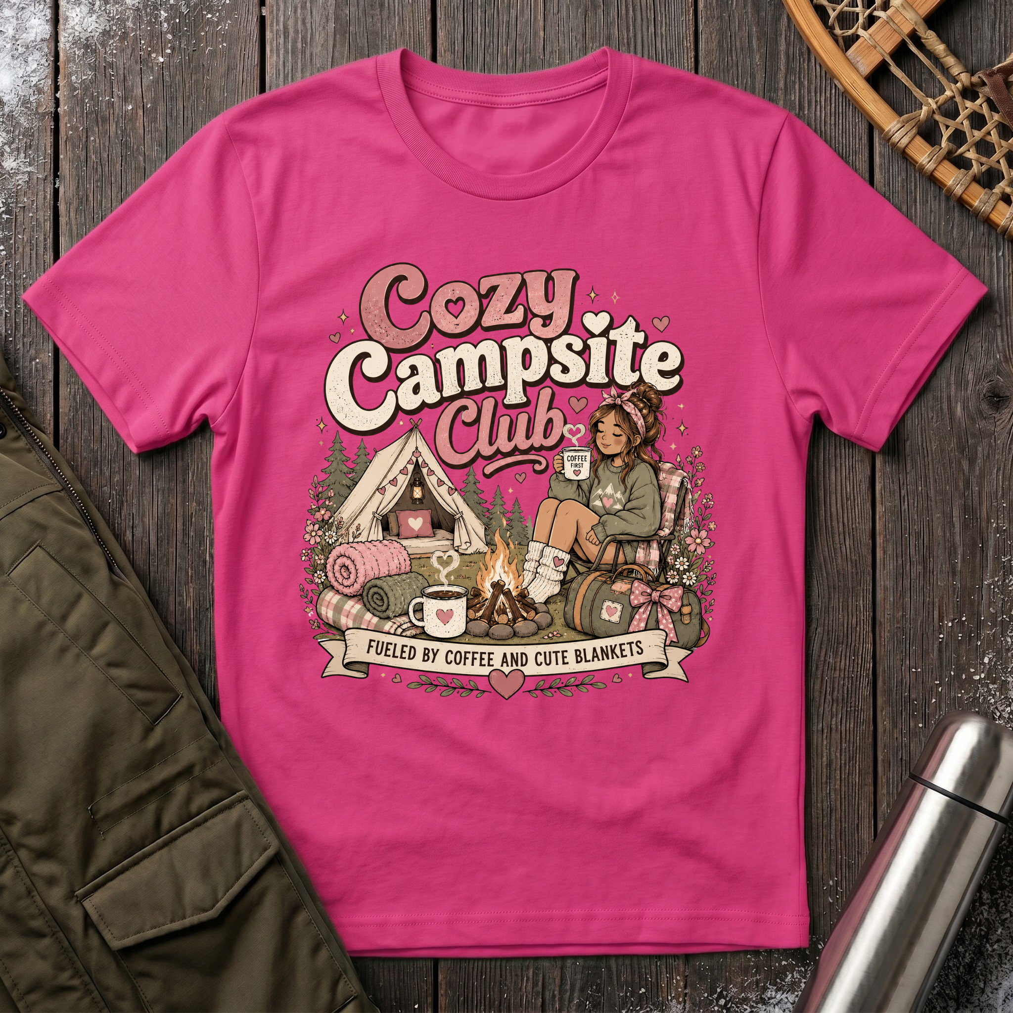 Cozy Campsite Club T-Shirt