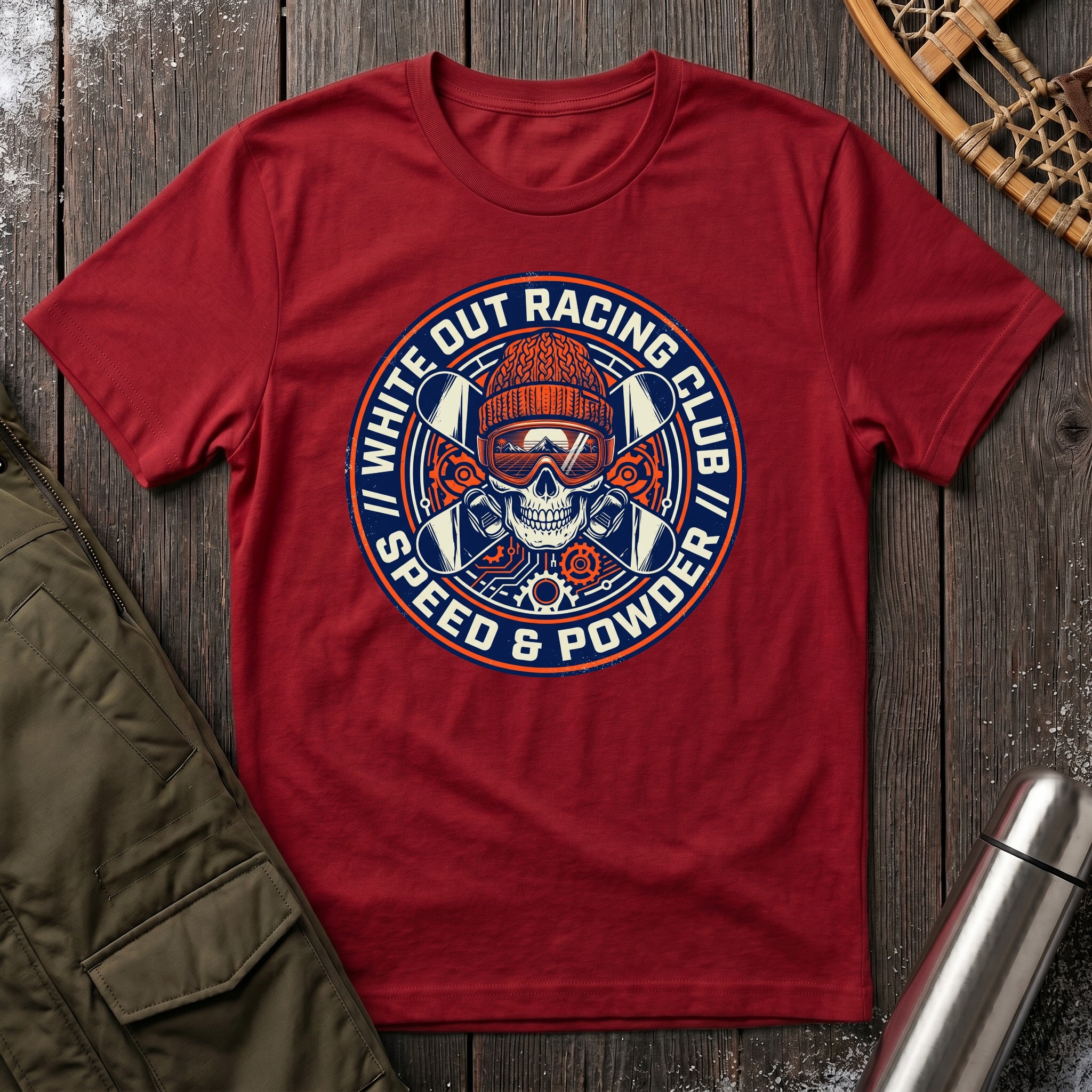 White Out Racing Club T‑Shirt
