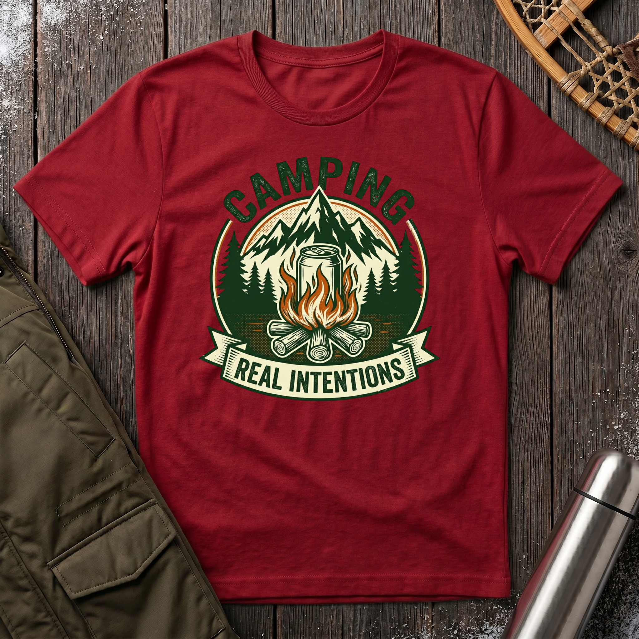 Camping: Real Intentions T‑Shirt