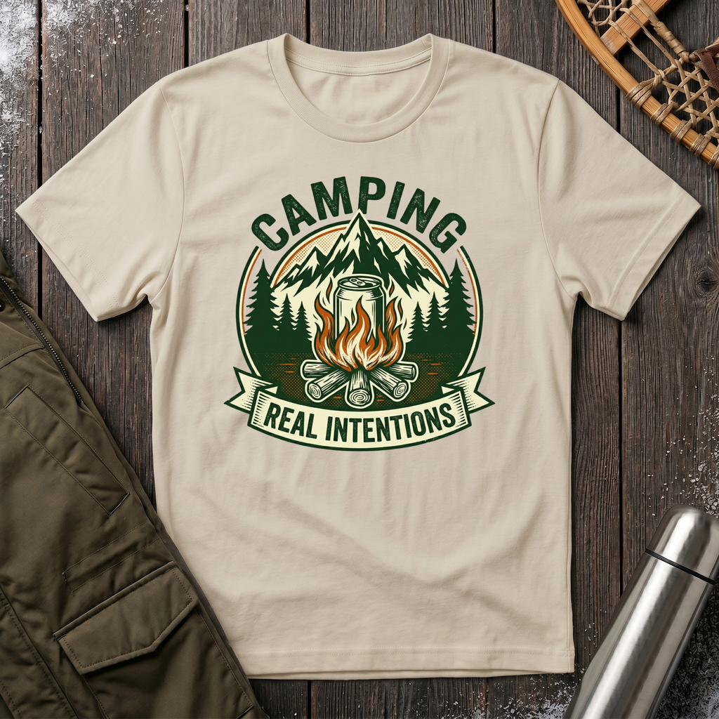 Camping: Real Intentions T‑Shirt