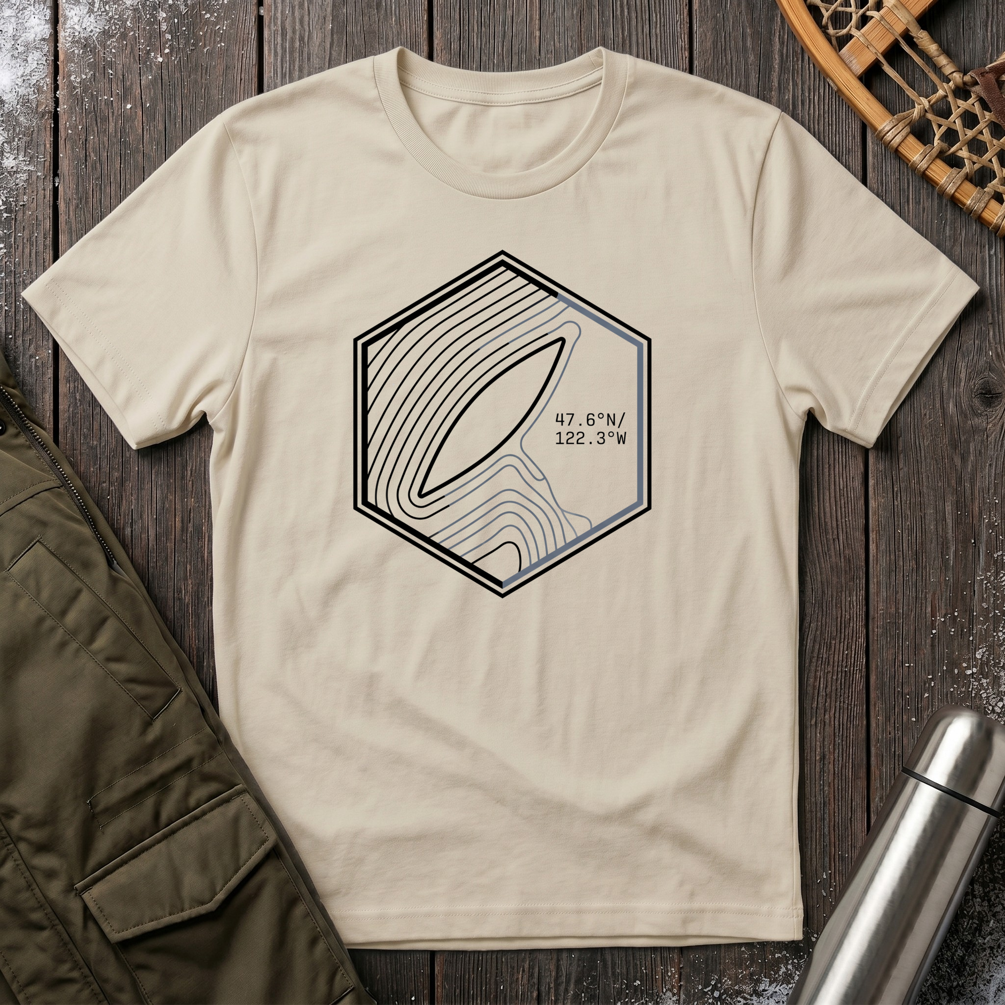 Lake Topography T‑Shirt