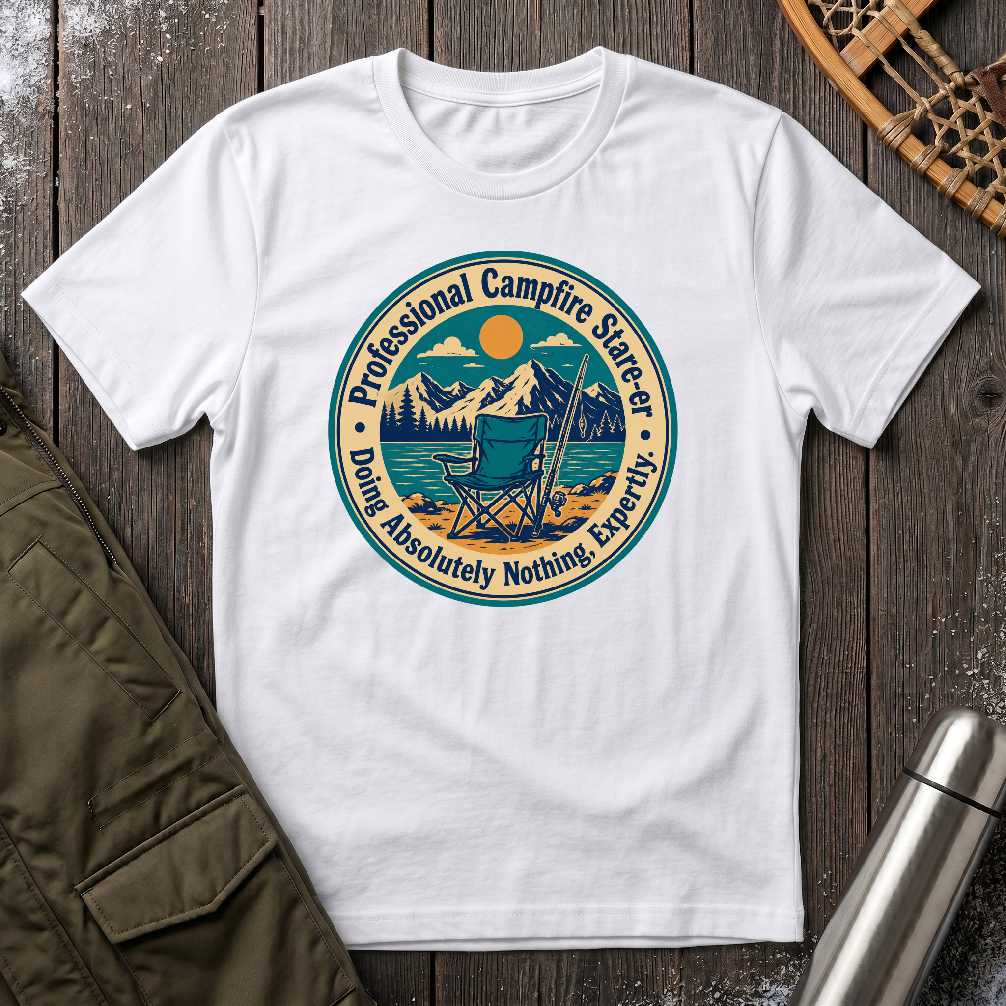 Professional Camp Fire Stare-Er T‑Shirt