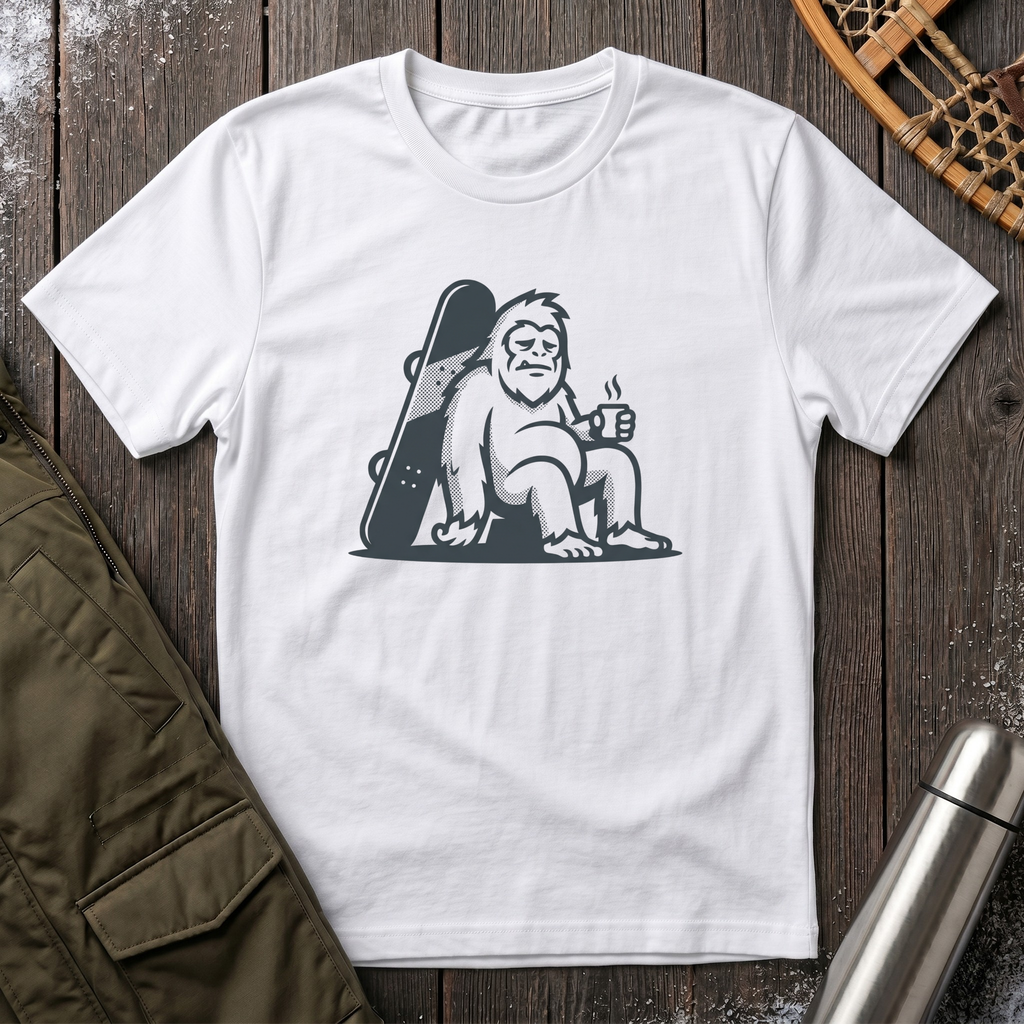 Snowboarding Yeti T‑Shirt