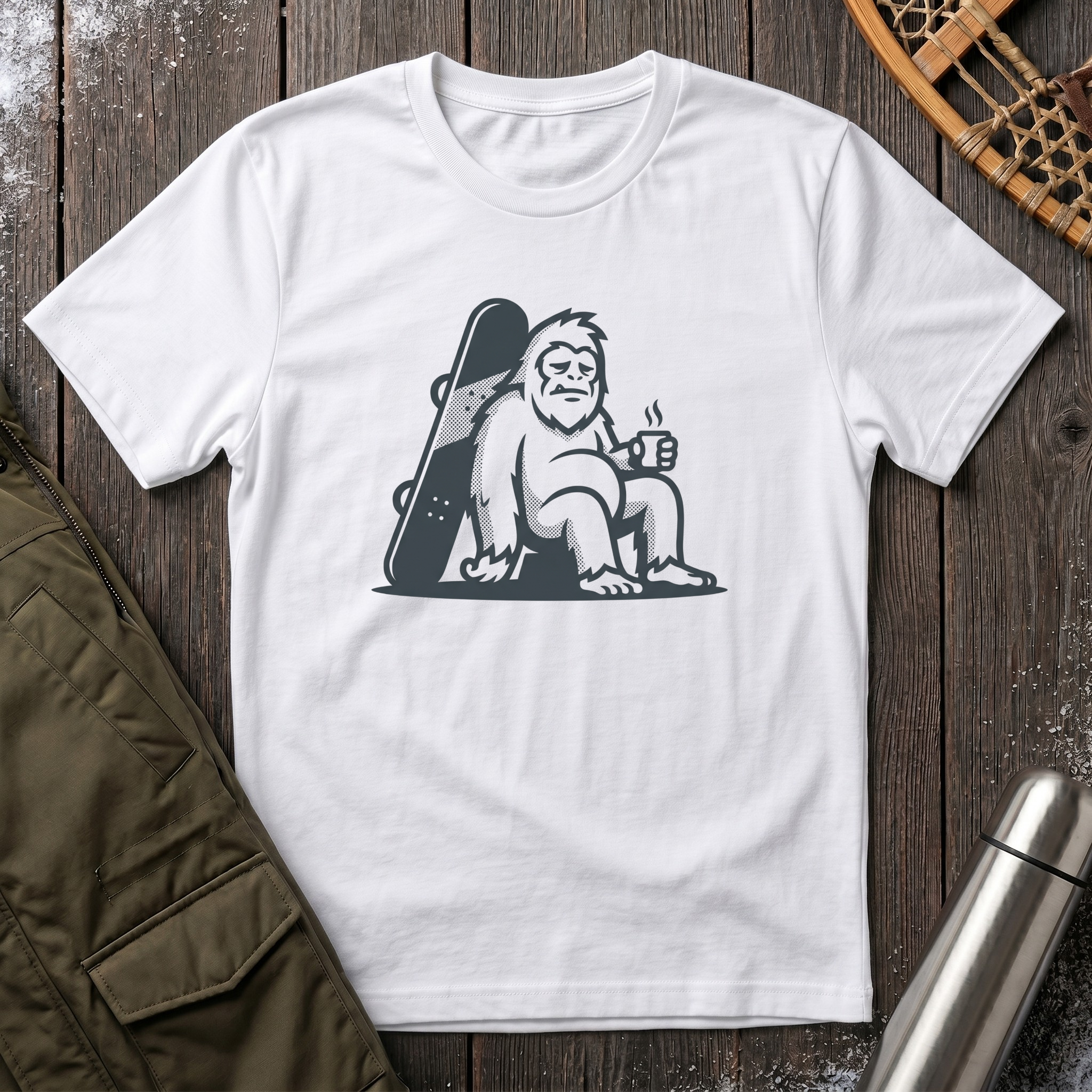 Snowboarding Yeti T‑Shirt