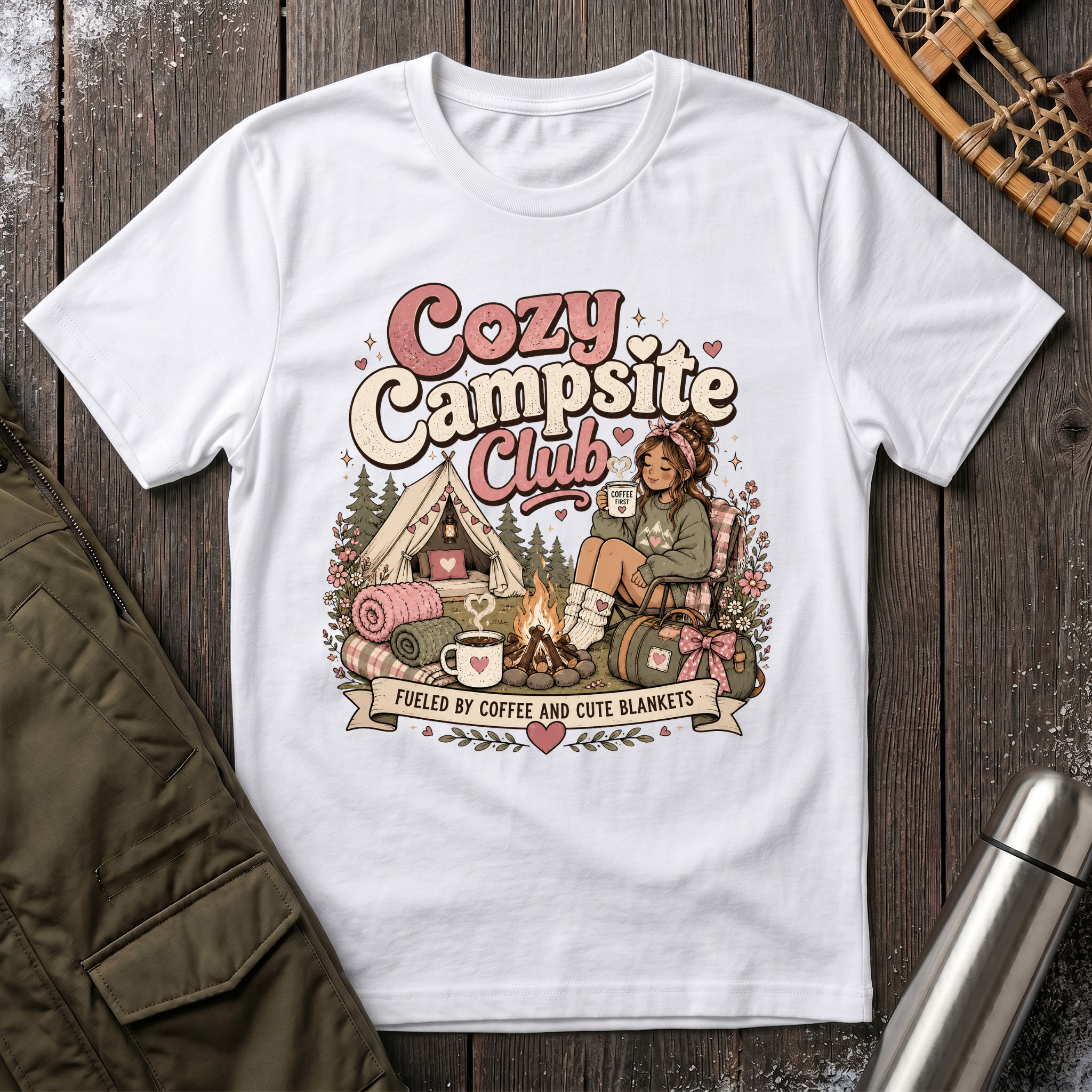 Cozy Campsite Club T-Shirt