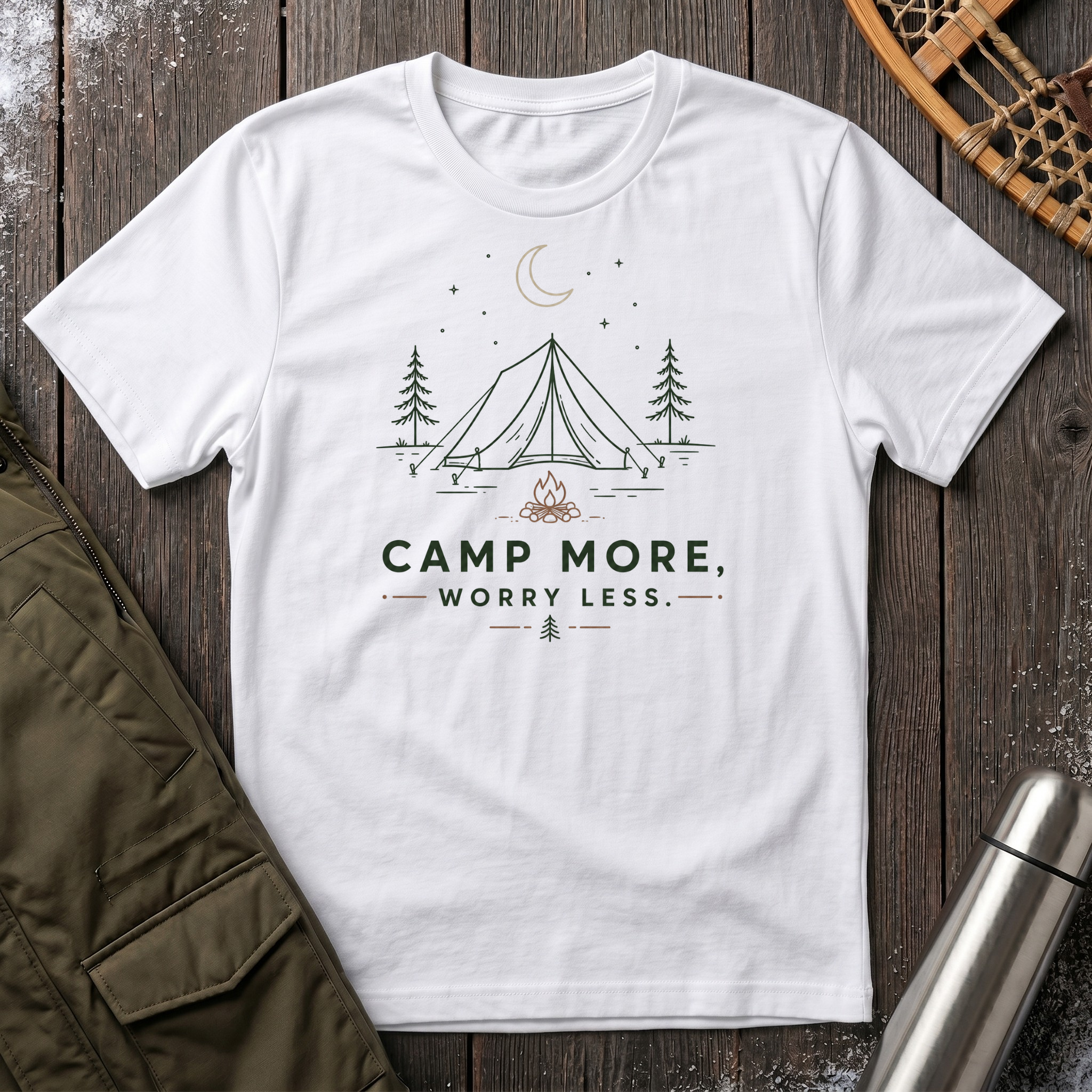 Camp More Worry Less T-Shirt