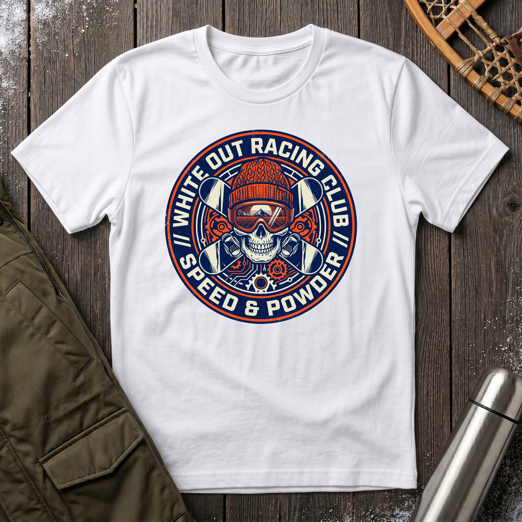 White Out Racing Club T‑Shirt