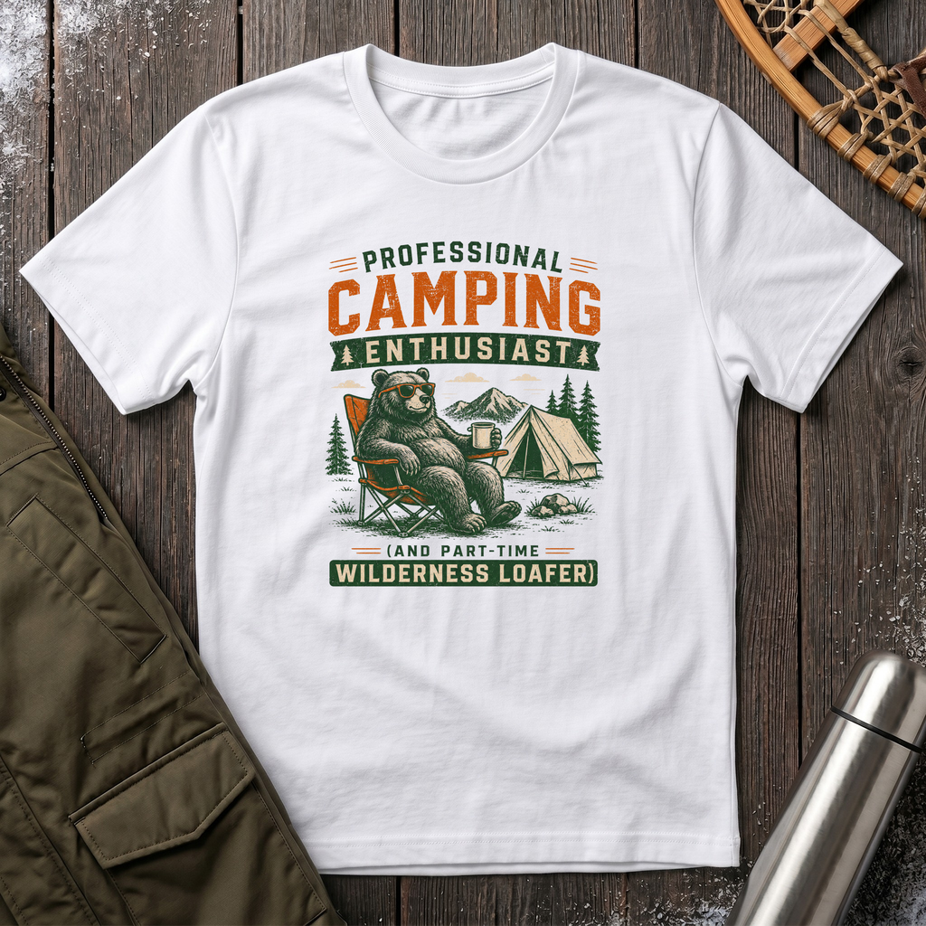 Professional Camping Enthusiast T‑Shirt