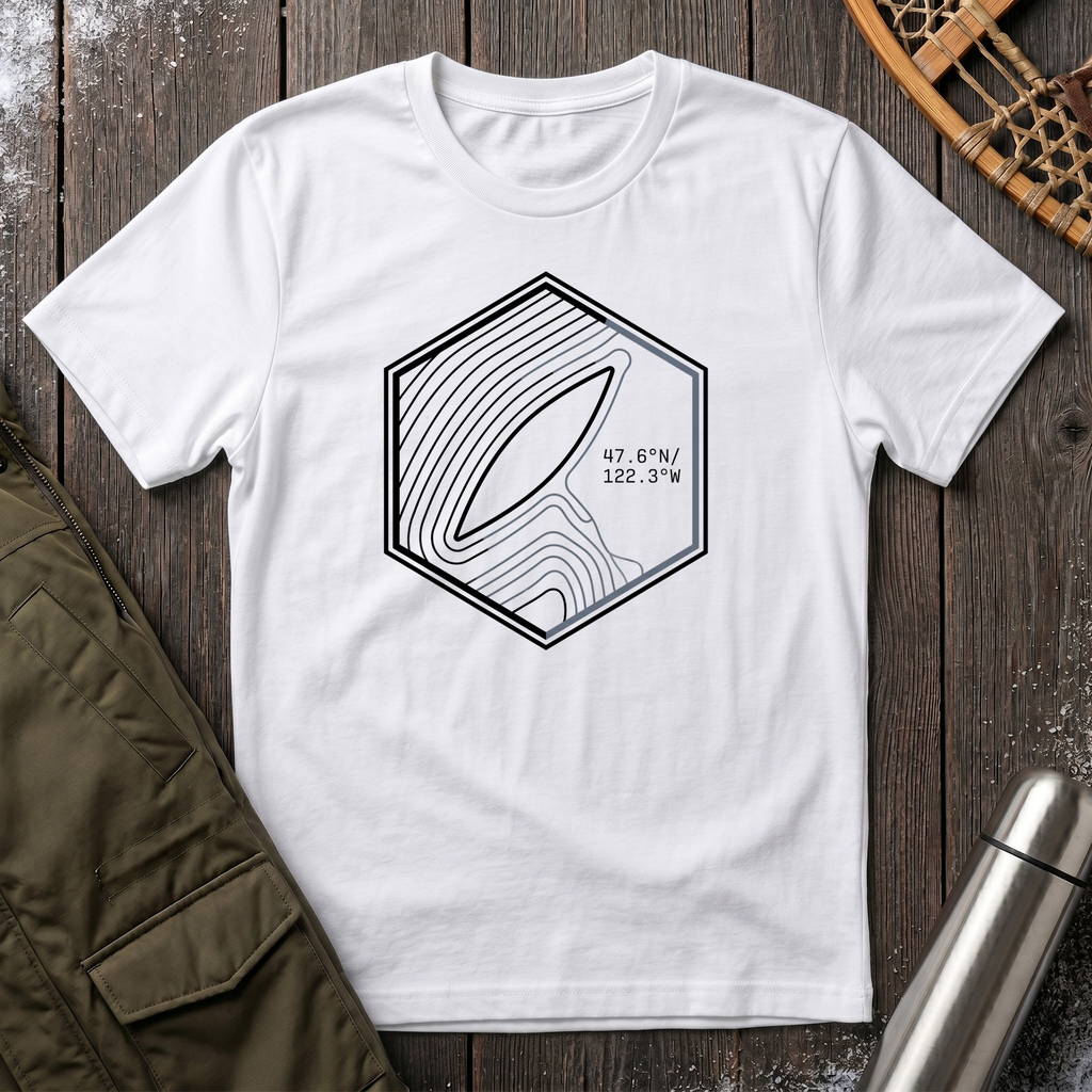 Lake Topography T‑Shirt